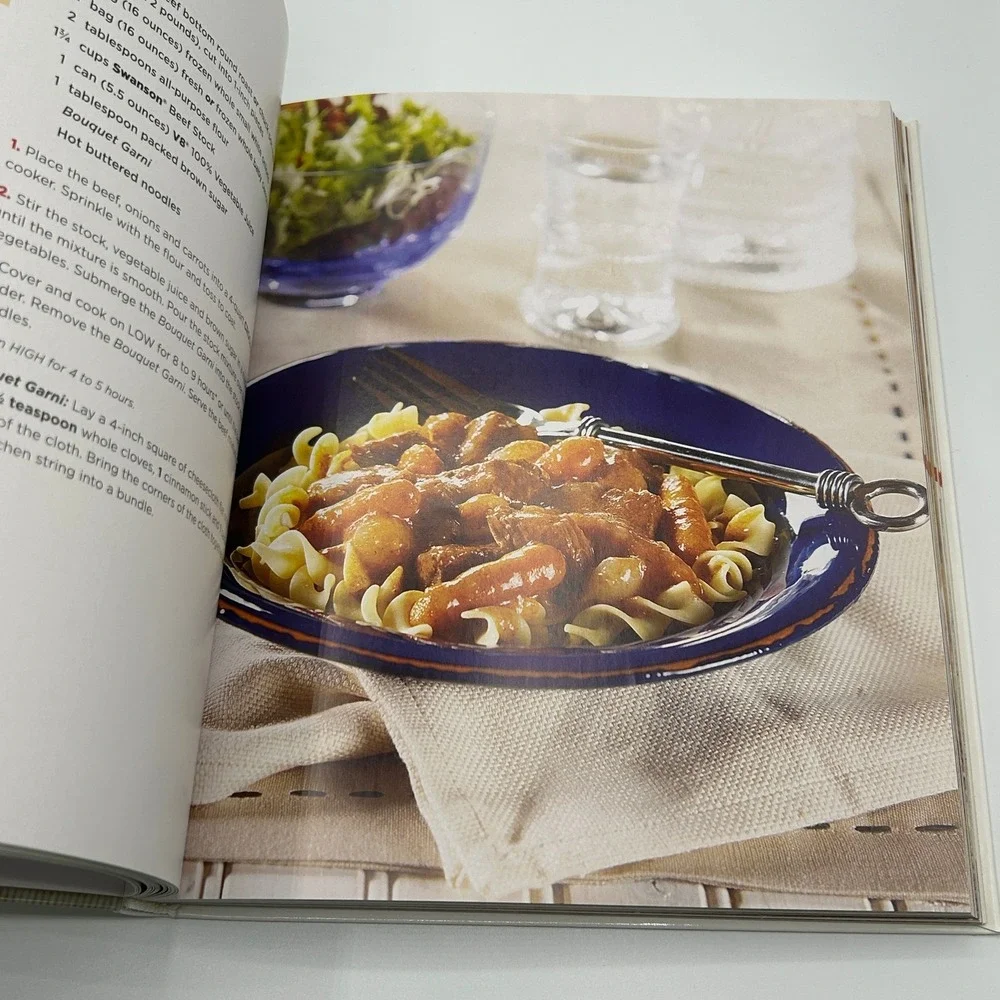 Crock-Pot Campbell's Slow Cooker Recipes Hardcover Cookbook 150+ Recipes Comfort